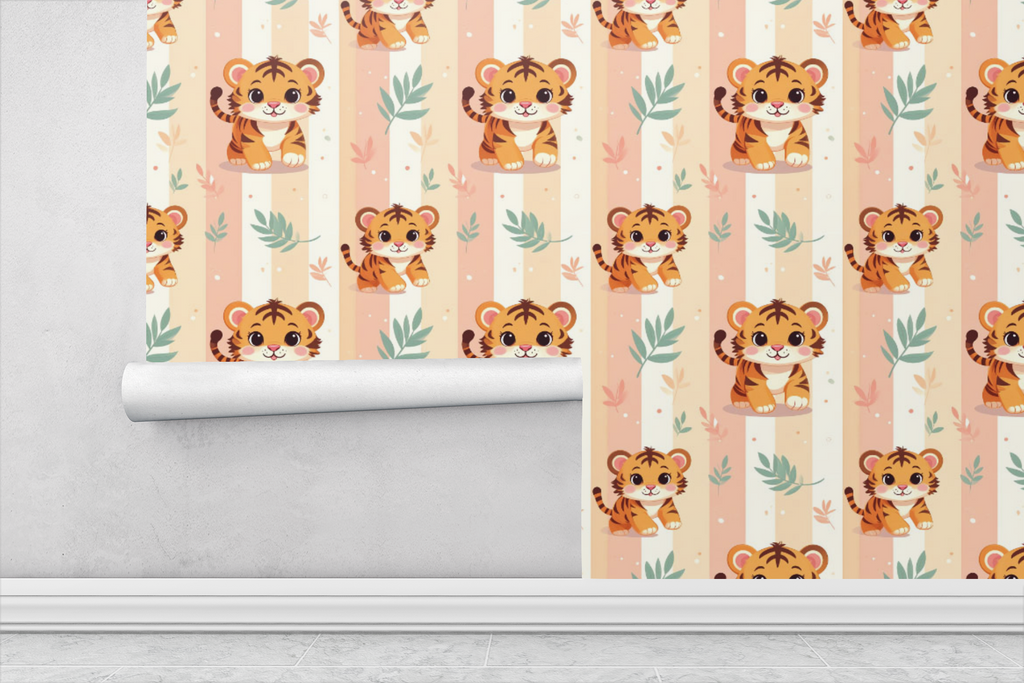 Baby Tiger Stripes Wallpaper