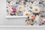 Elegant Floral Drift Streams_2' X 13' Wallpaper