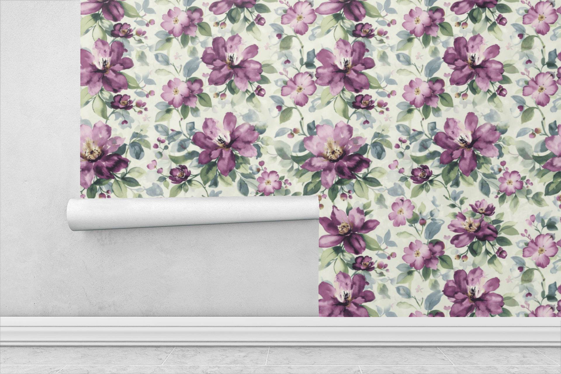 Velvet Garden Wallpaper Peel and Stick Wallpaper | Accent Haus