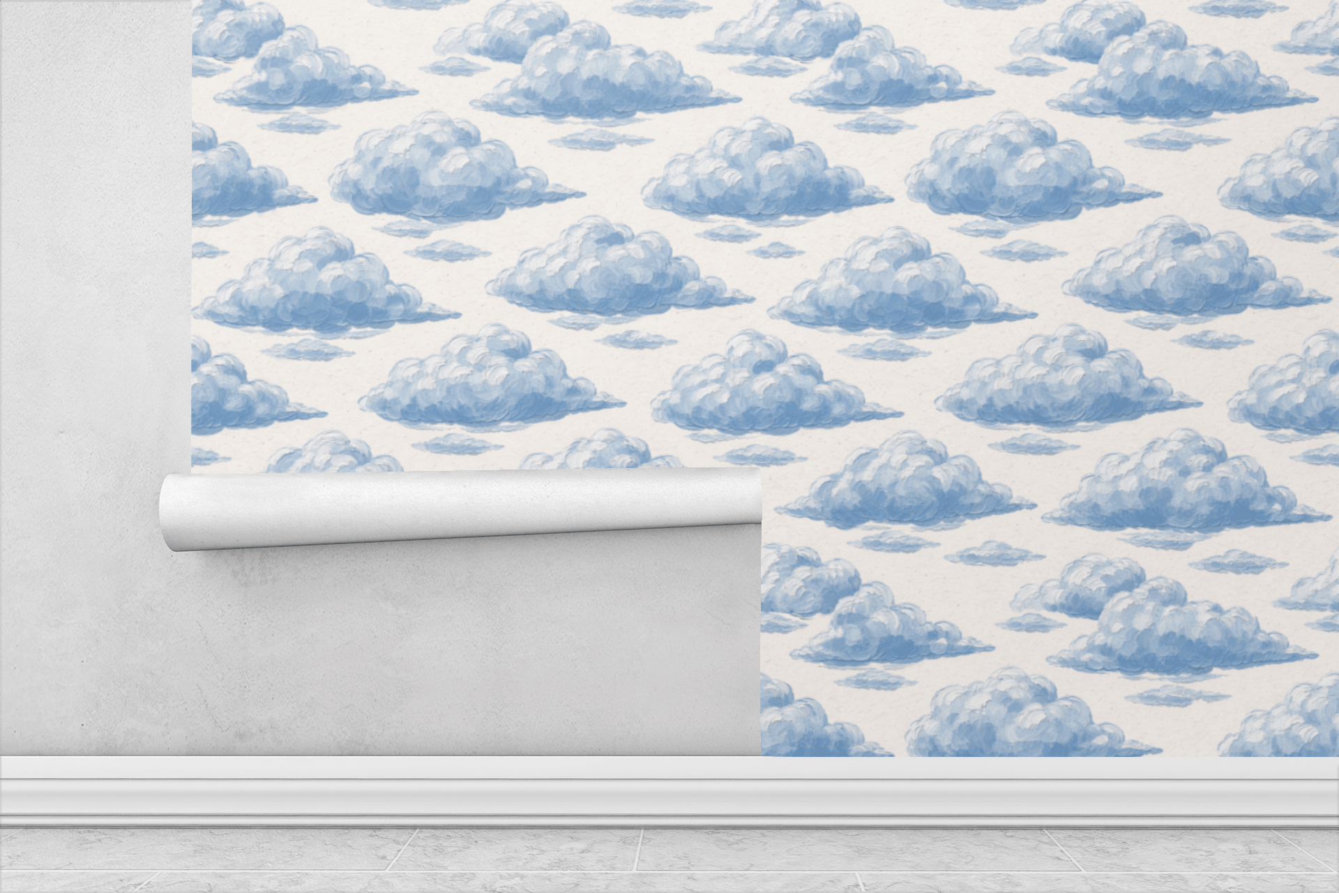 Bluebell Breeze Wallpaper Peel and Stick Wallpaper | Accent Haus