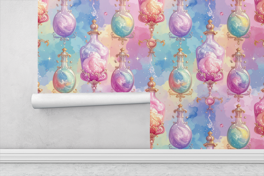 Candy Potion Laboratory Wallpaper