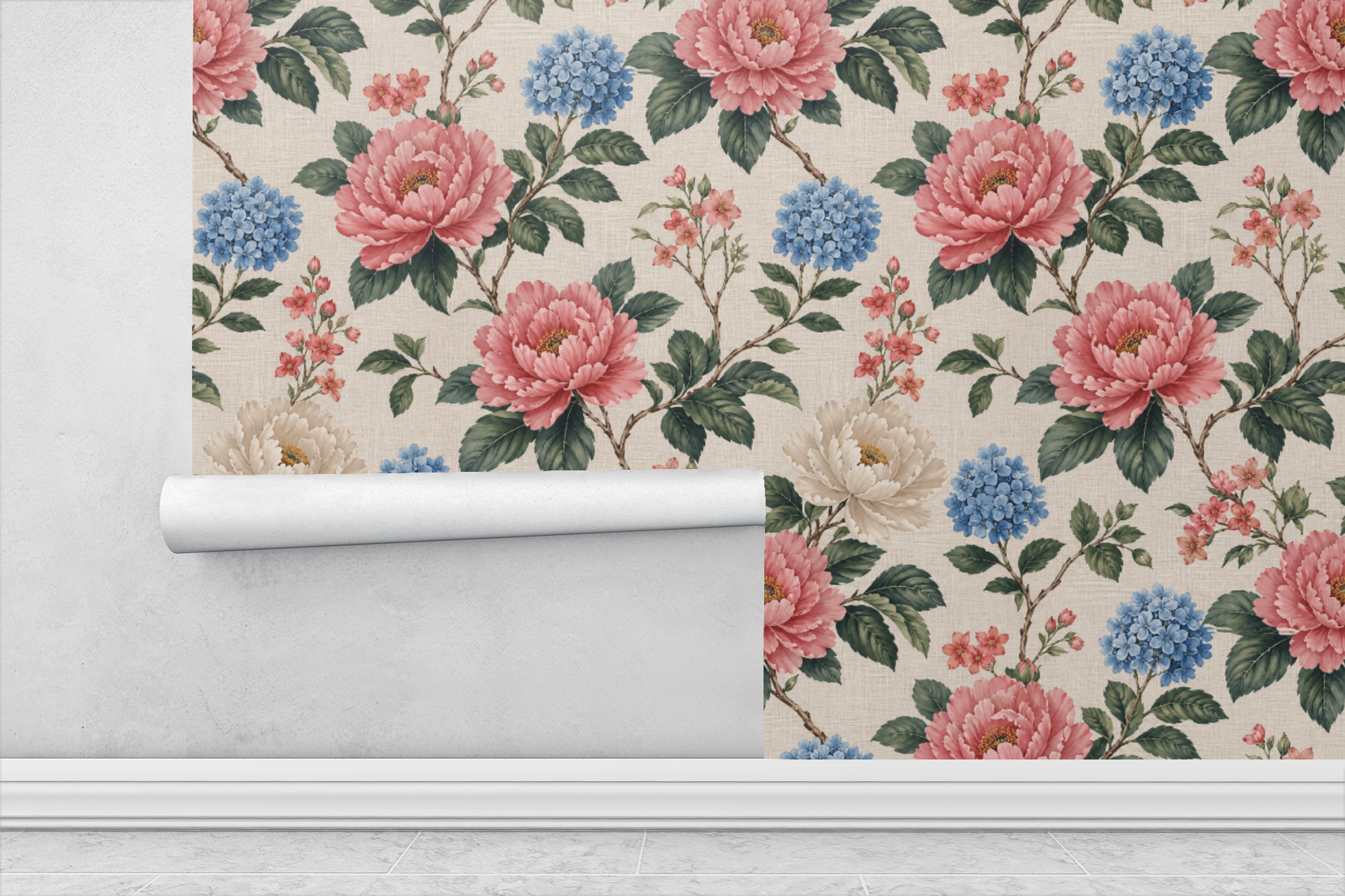 Subtle Linen Texture Wallpaper