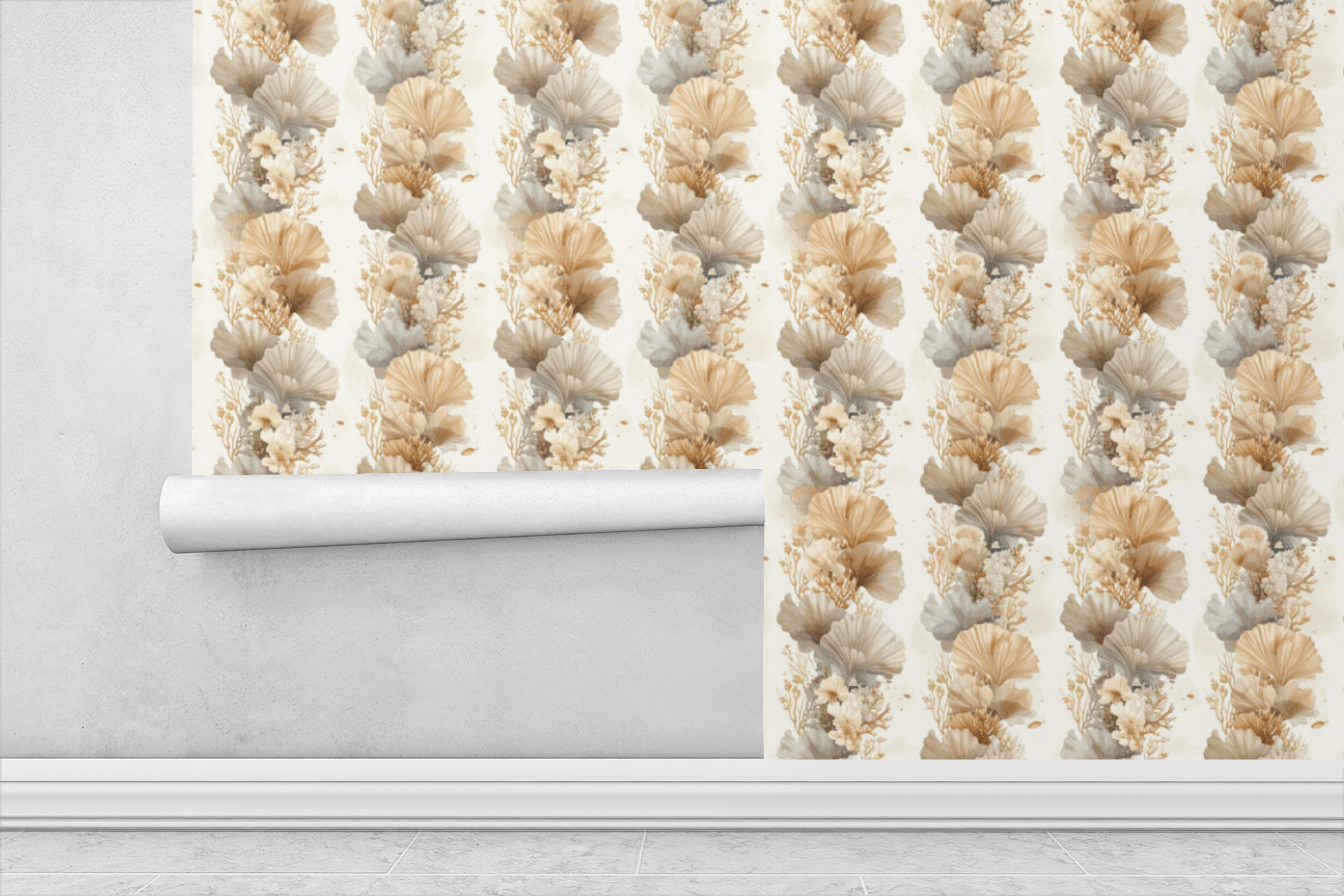 Coral Symphony Wallpaper Peel and Stick Wallpaper | Accent Haus