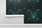 Pixel Circuit Garden Wallpaper
