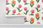 Tulip Lane Bloom Wallpaper