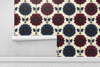 Gilded Jewel-Tone Botanical Wallpaper