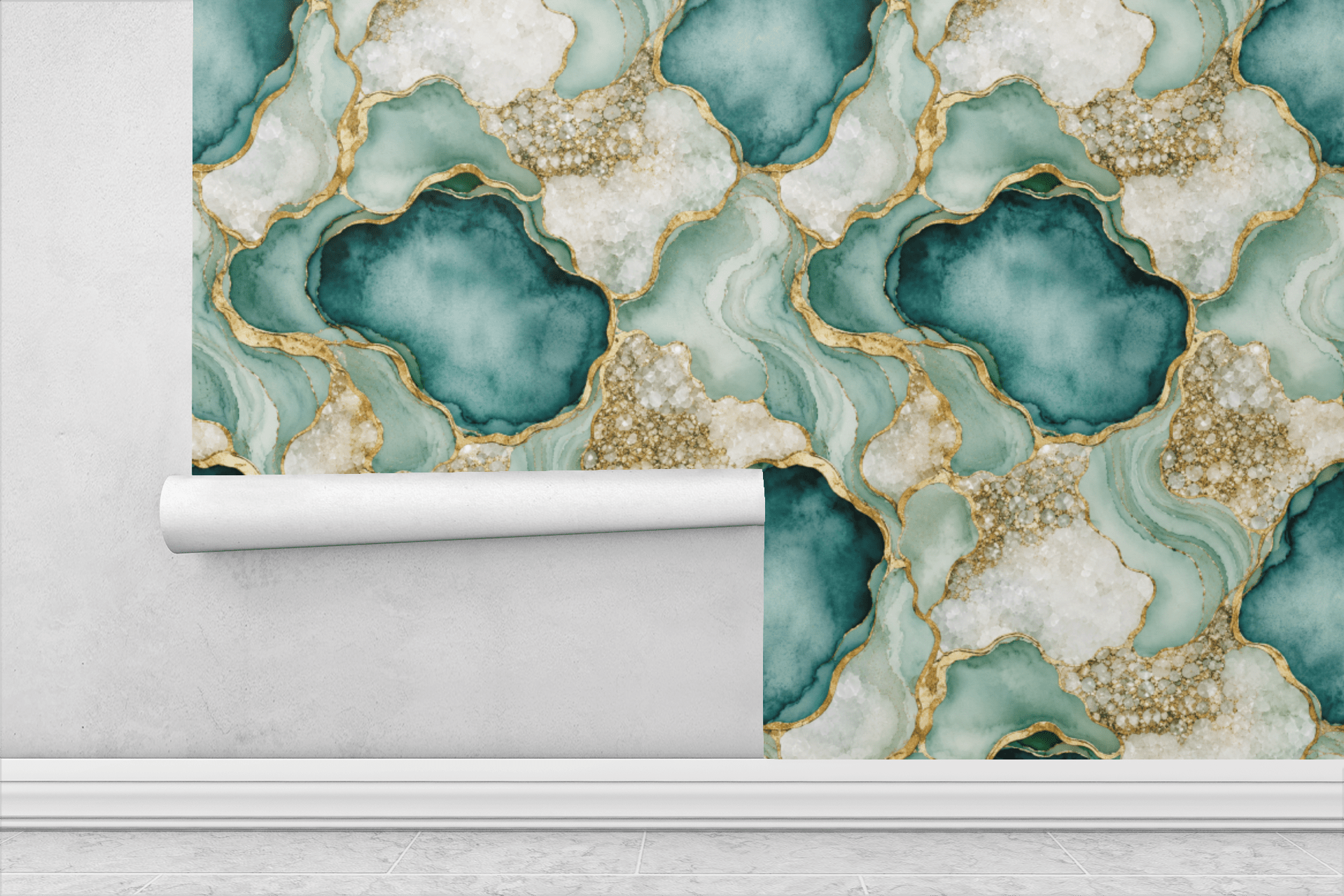 Sea Glass Drift Wallpaper Peel and Stick Wallpaper | Accent Haus