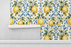 Vintage Citrus Wallpaper