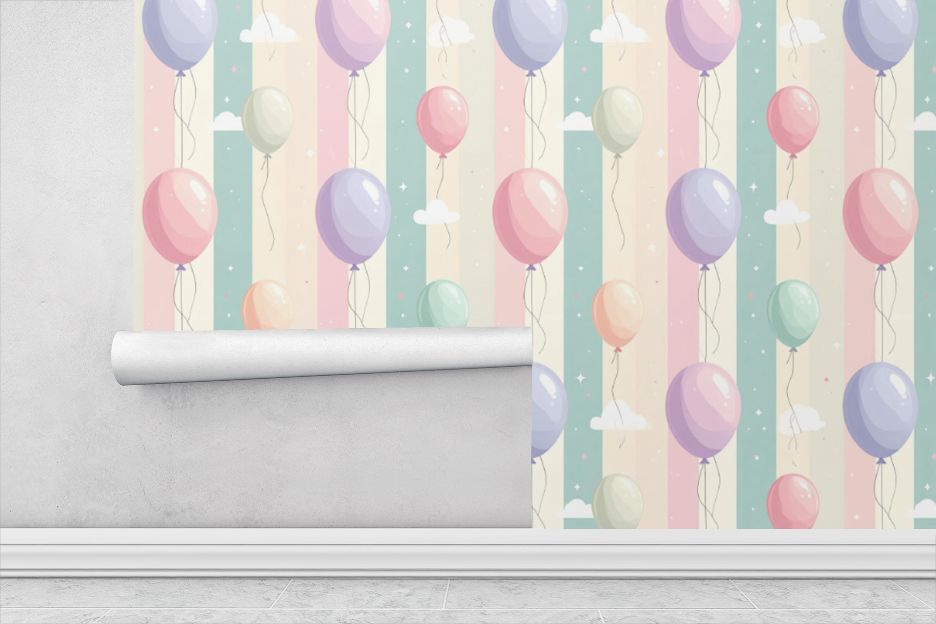 Floating Balloon Parade Wallpaper