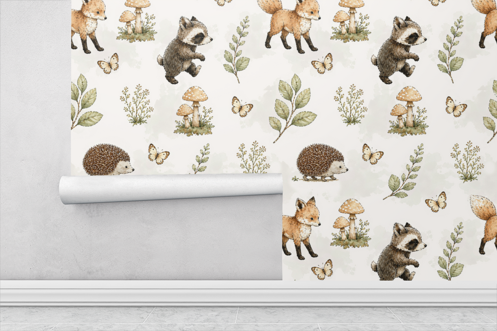 Woodland Sage Friends Wallpaper