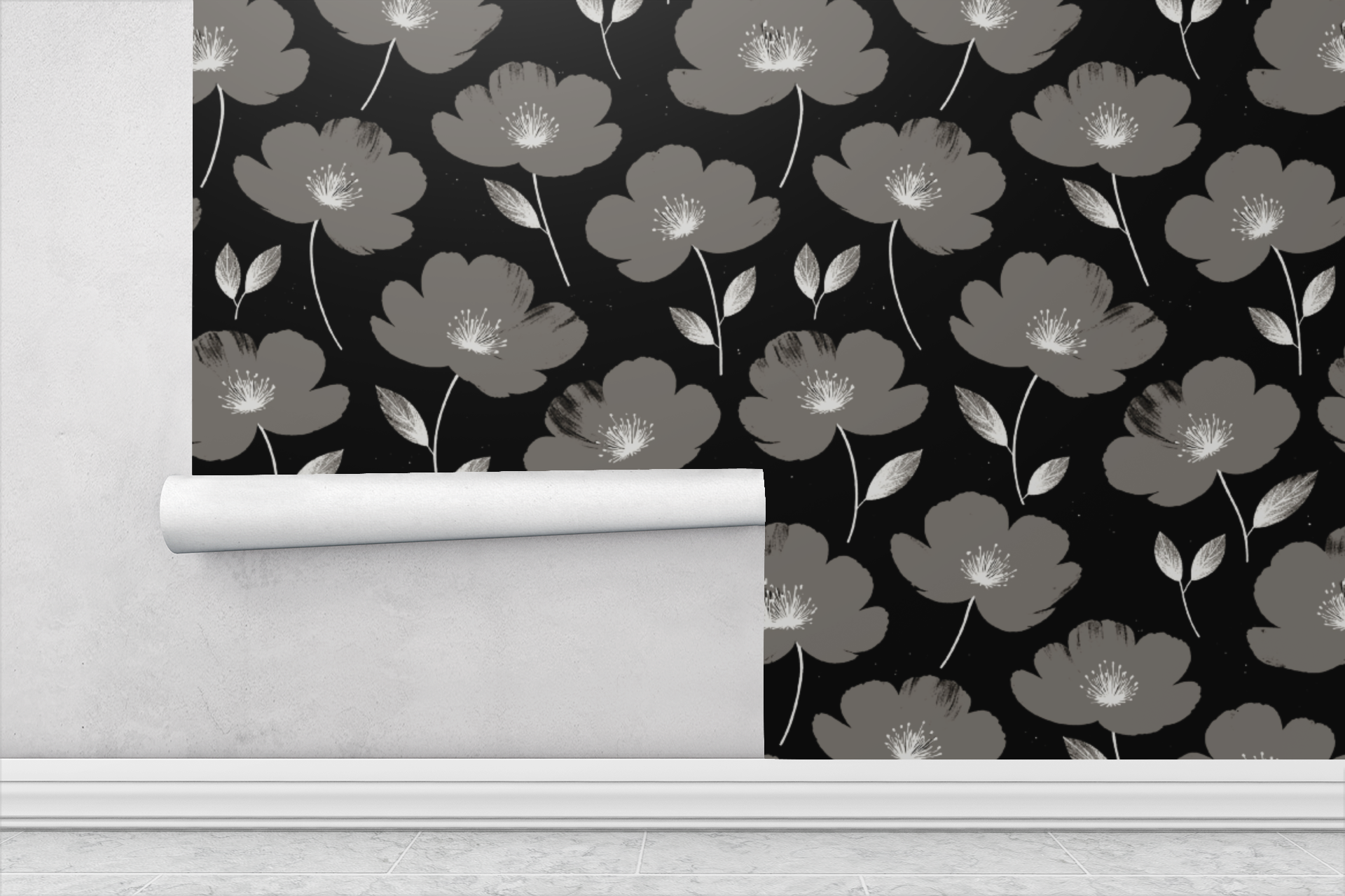 Noir Garden Wallpaper
