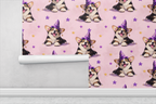 Enchanted Corgi Constellations Wallpaper