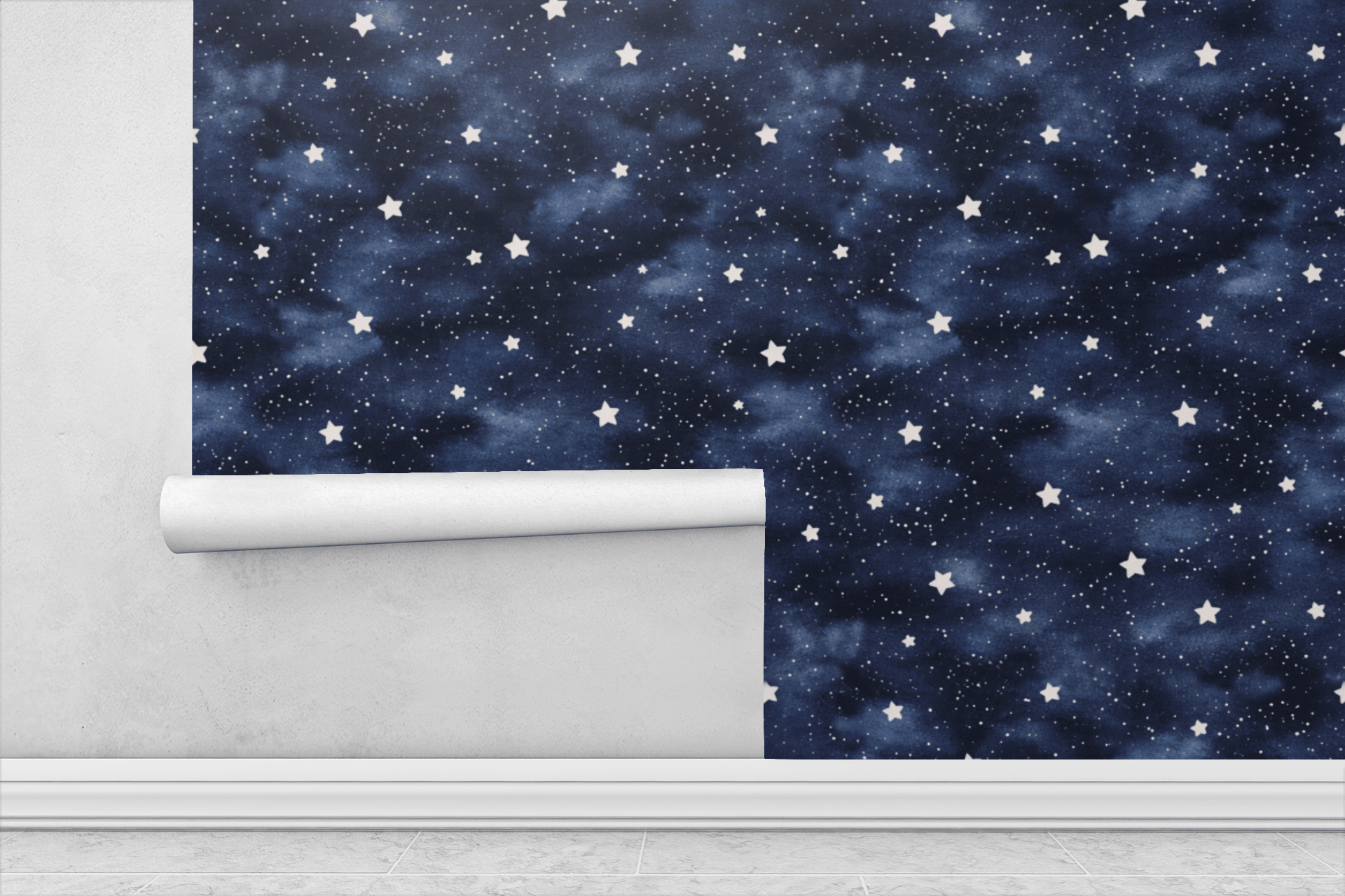 Midnight Frost Wallpaper Peel and Stick Wallpaper | Accent Haus