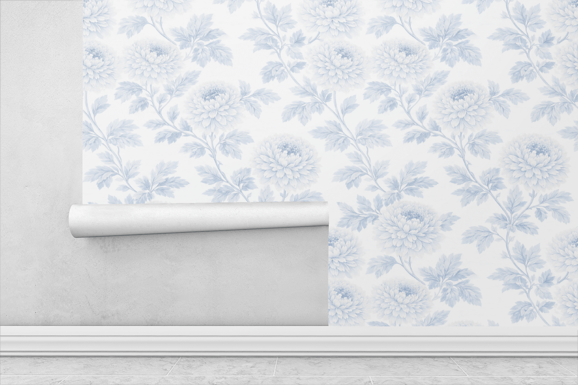 Powder Blue Wallpaper Peel and Stick Wallpaper | Accent Haus