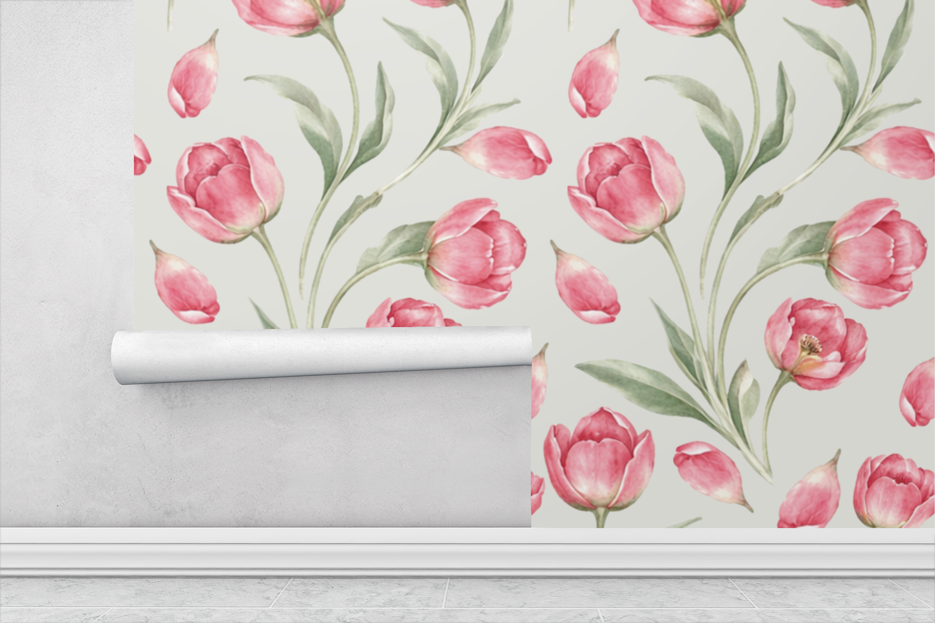 Blush Garden Waltz Wallpaper