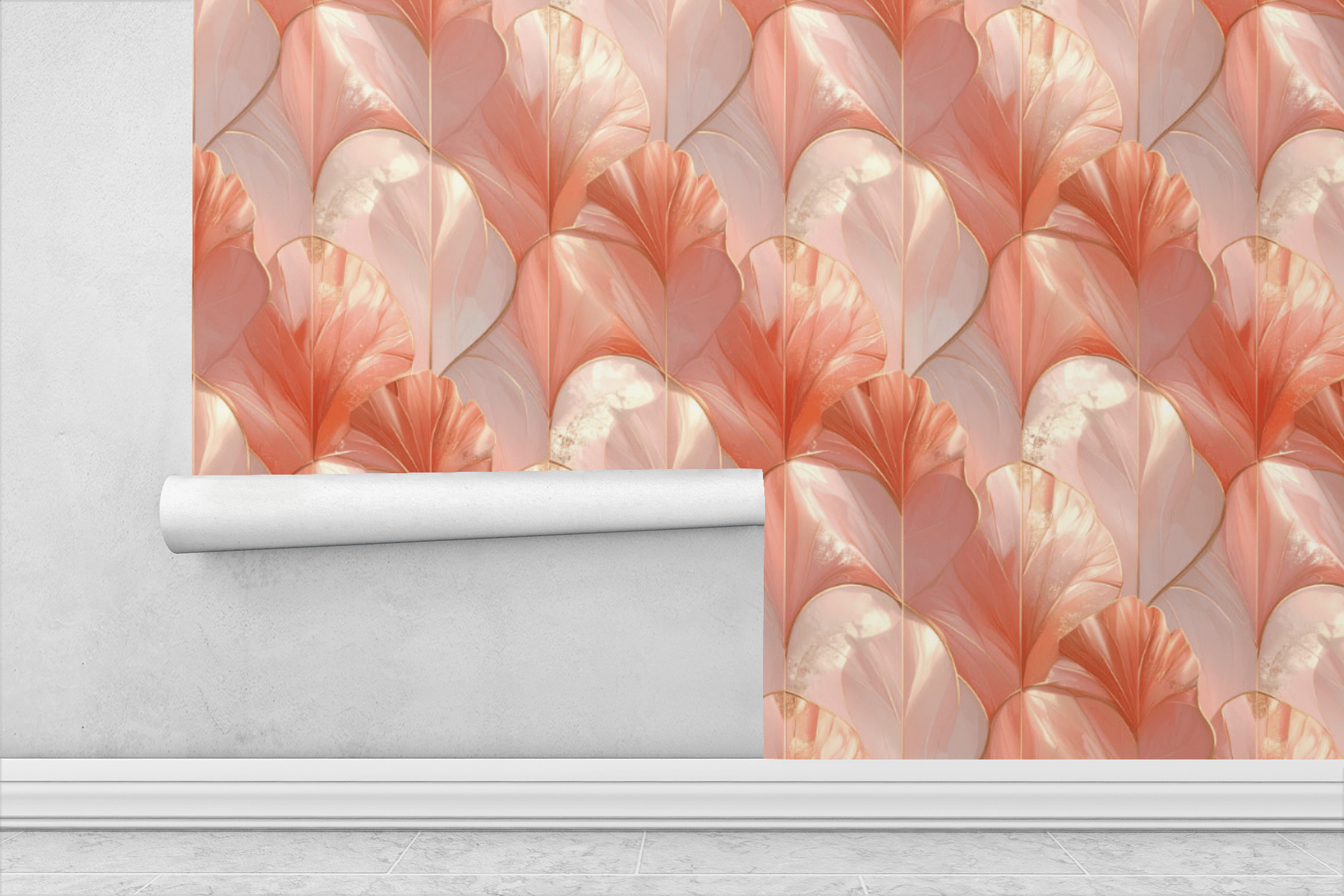 Abstract Coral Veins Wallpaper Peel and Stick Wallpaper | Accent Haus
