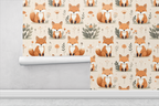 Little Fox Meadow Wallpaper