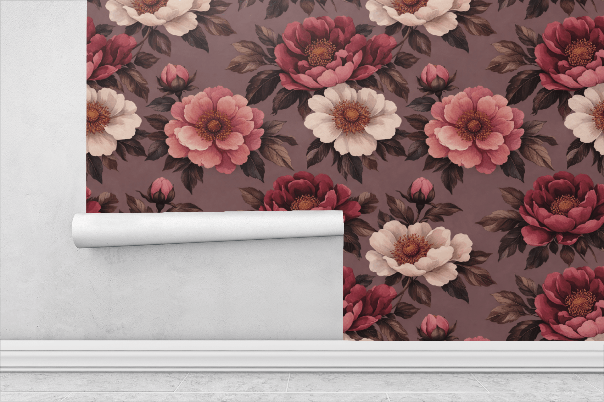 Antique Blossom Harmony Wallpaper Peel and Stick Wallpaper | Accent Haus