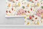Pastel Picnic Scatter Wallpaper