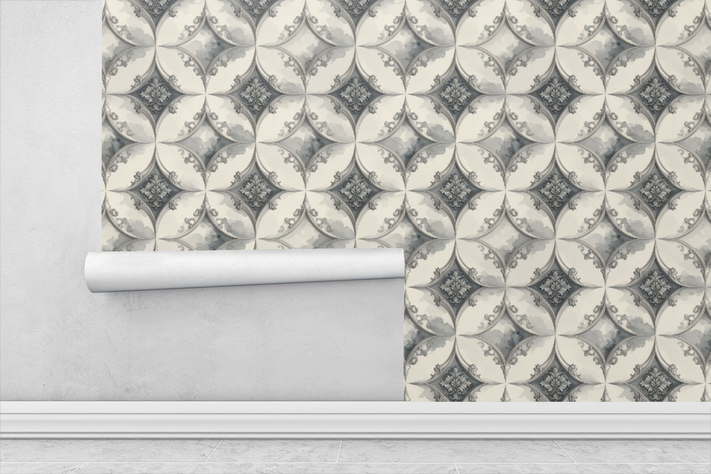 Rhythmic Ogee Wallpaper