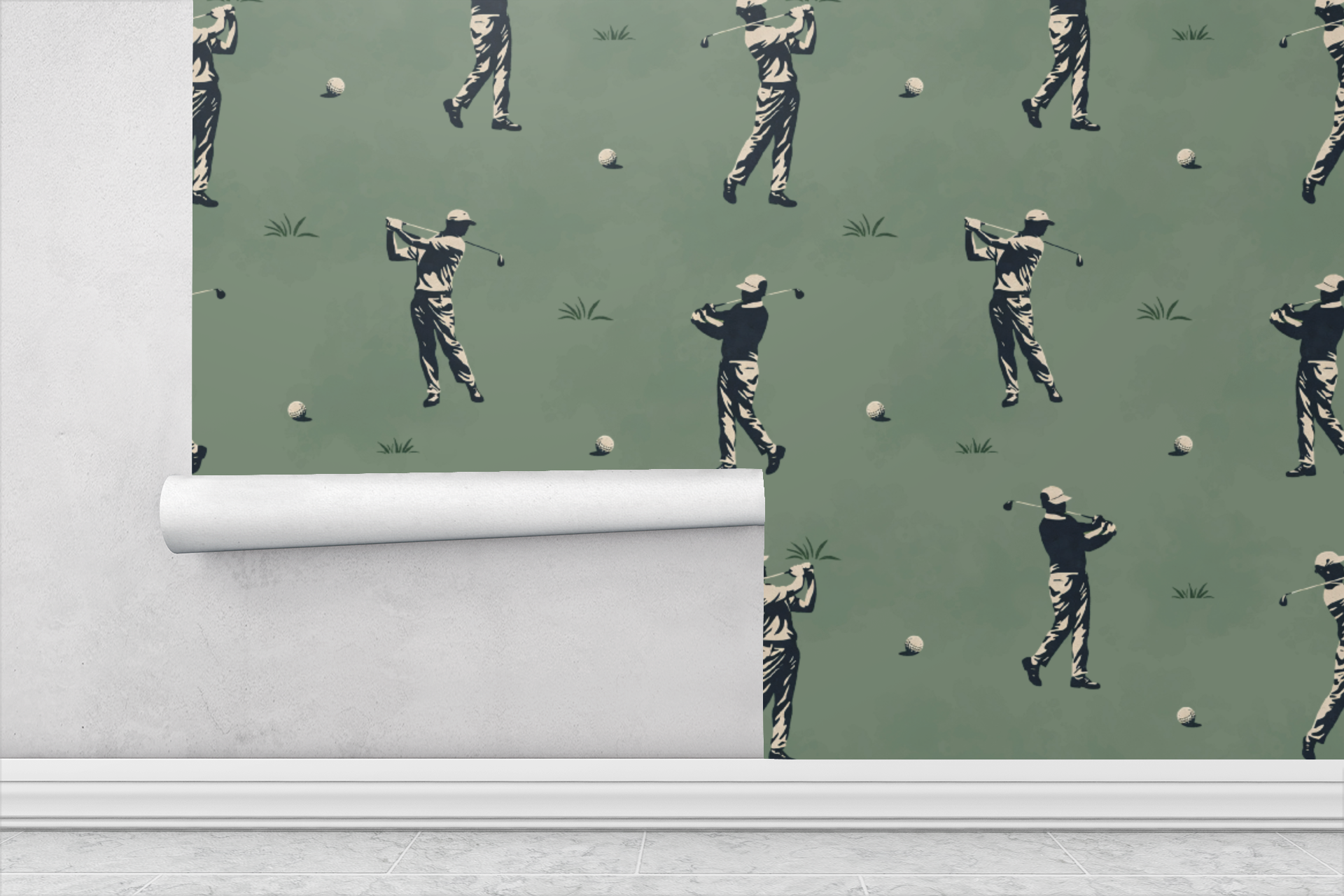 Swing Silhouettes Wallpaper