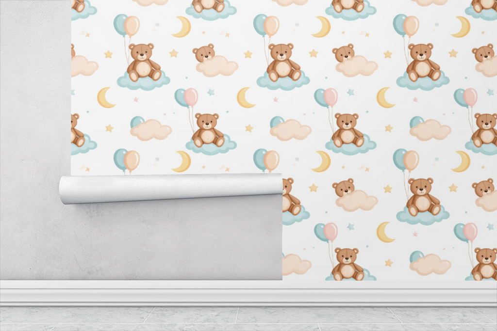 Teddy Bear Sky Drift Wallpaper