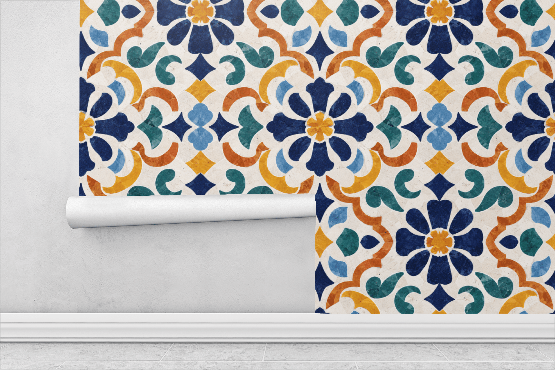 Atelier Mosaic Wallpaper Peel and Stick Wallpaper | Accent Haus