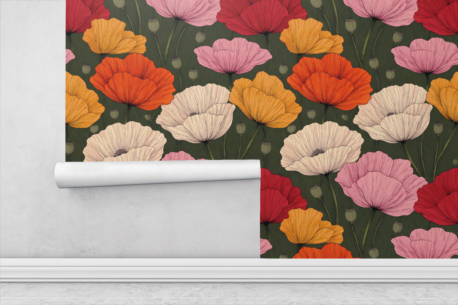 Sunlit Botanical Wallpaper