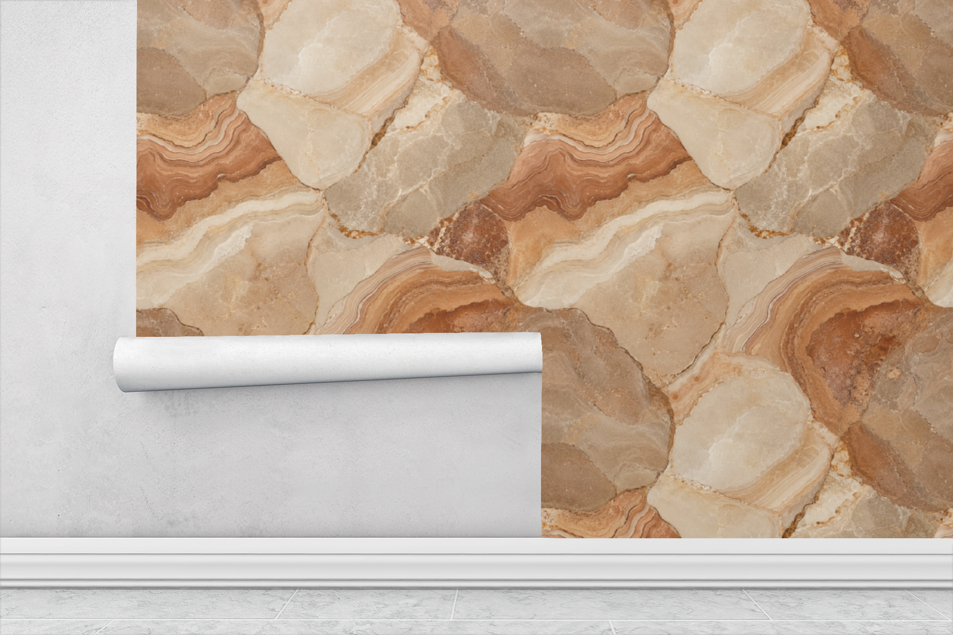 Sculpted Sandstone Wallpaper