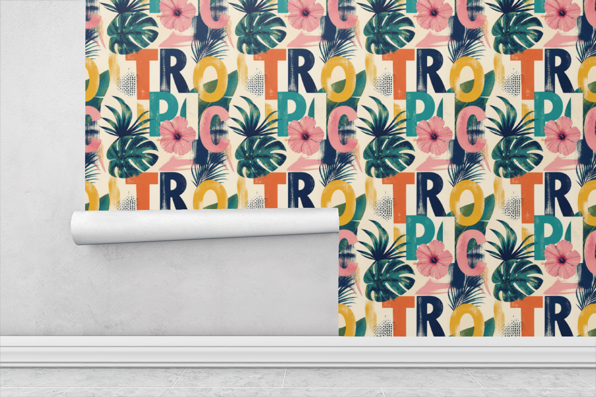 Vintage Newspaper Print Wallpaper