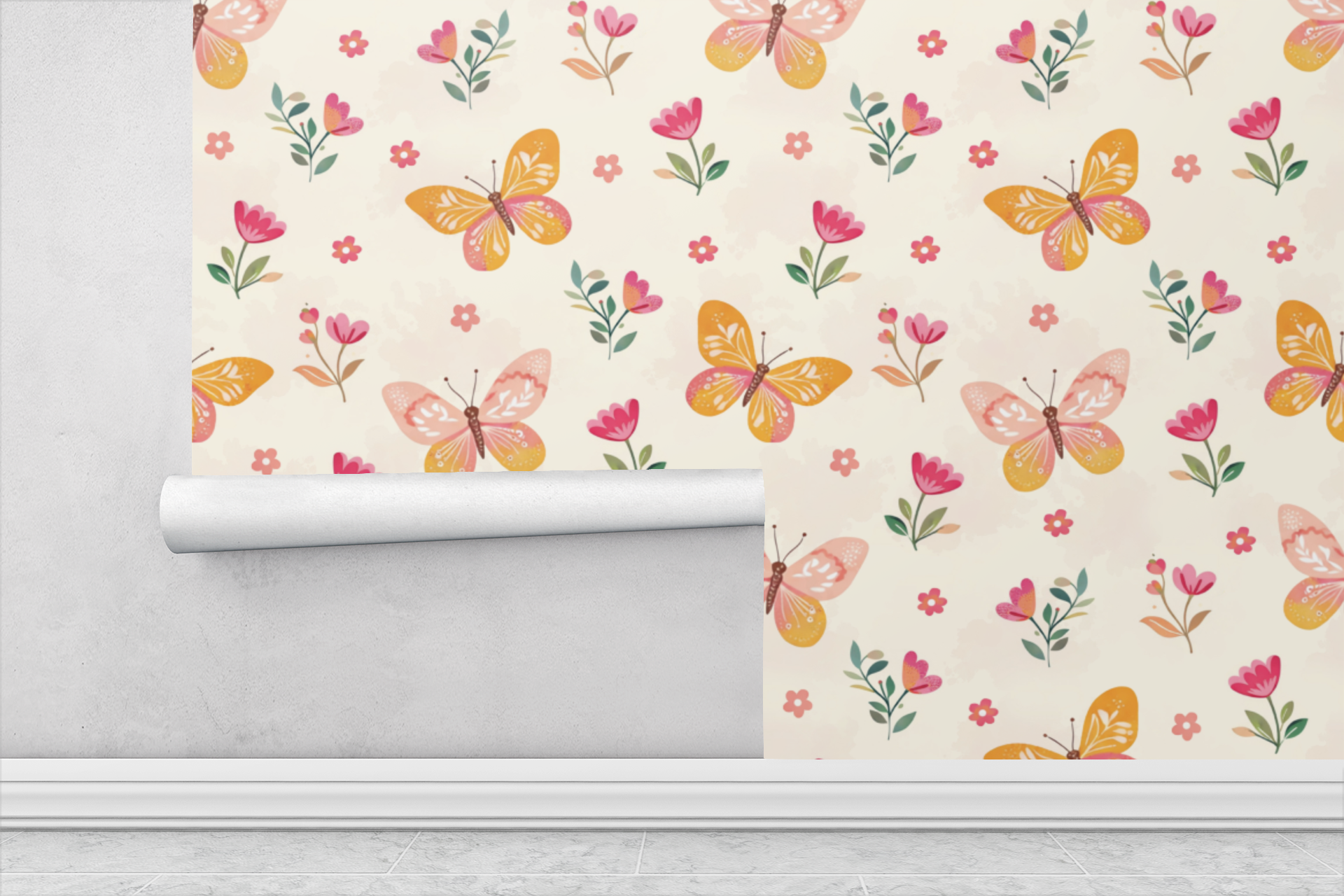 Butterfly Garden Wallpaper