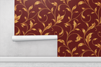 Holiday Gold Ornament Wallpaper