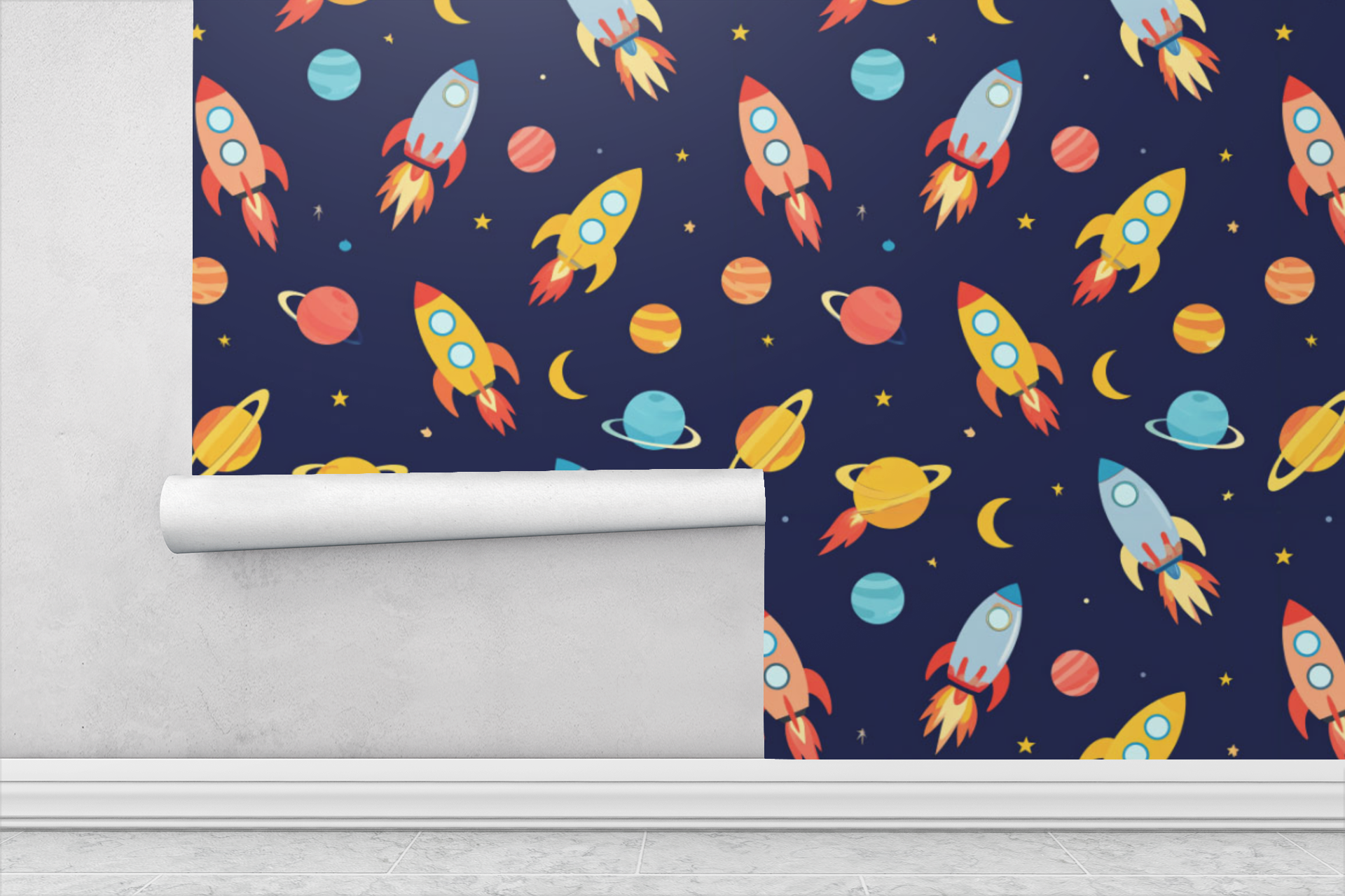 Space Adventure Flow Wallpaper