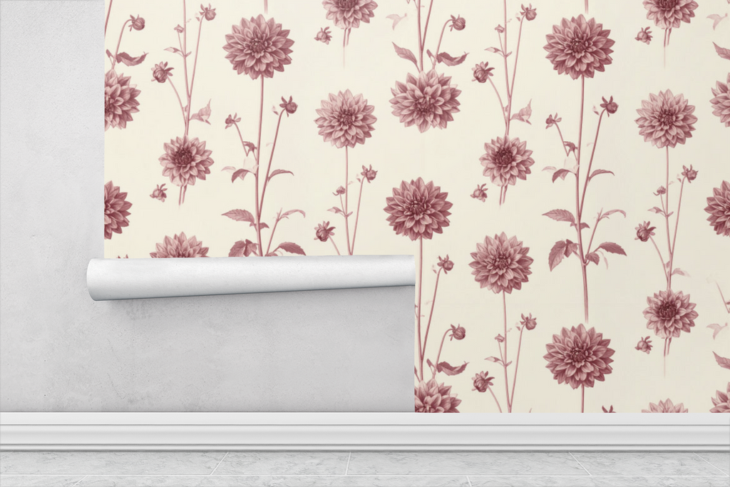Dahlia Whisper Streams Wallpaper