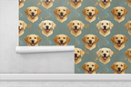 Golden Retriever - Soft Light Harmony Wallpaper