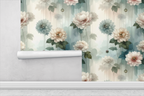 Soft Bloom Waterveil Wallpaper