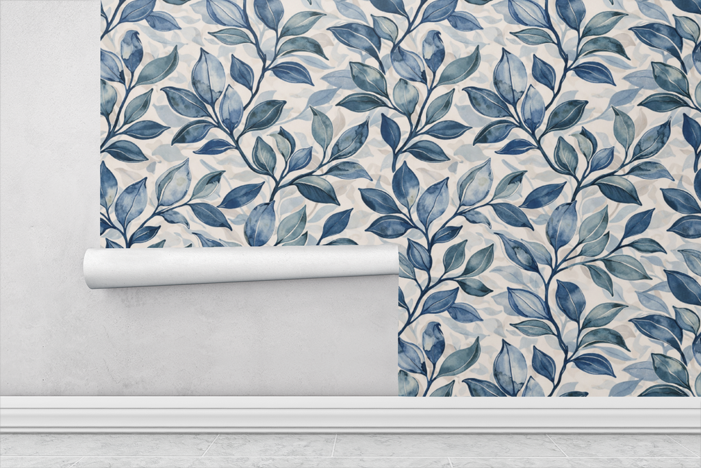 Blue Willow Reverie Wallpaper