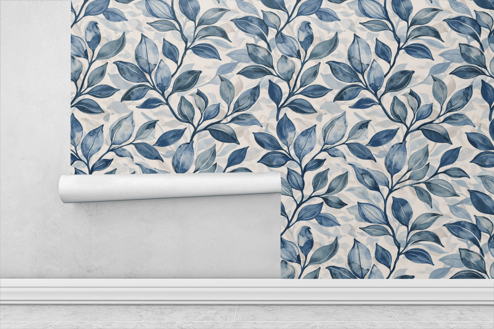 Blue Willow Reverie Wallpaper Peel and Stick Wallpaper | Accent Haus