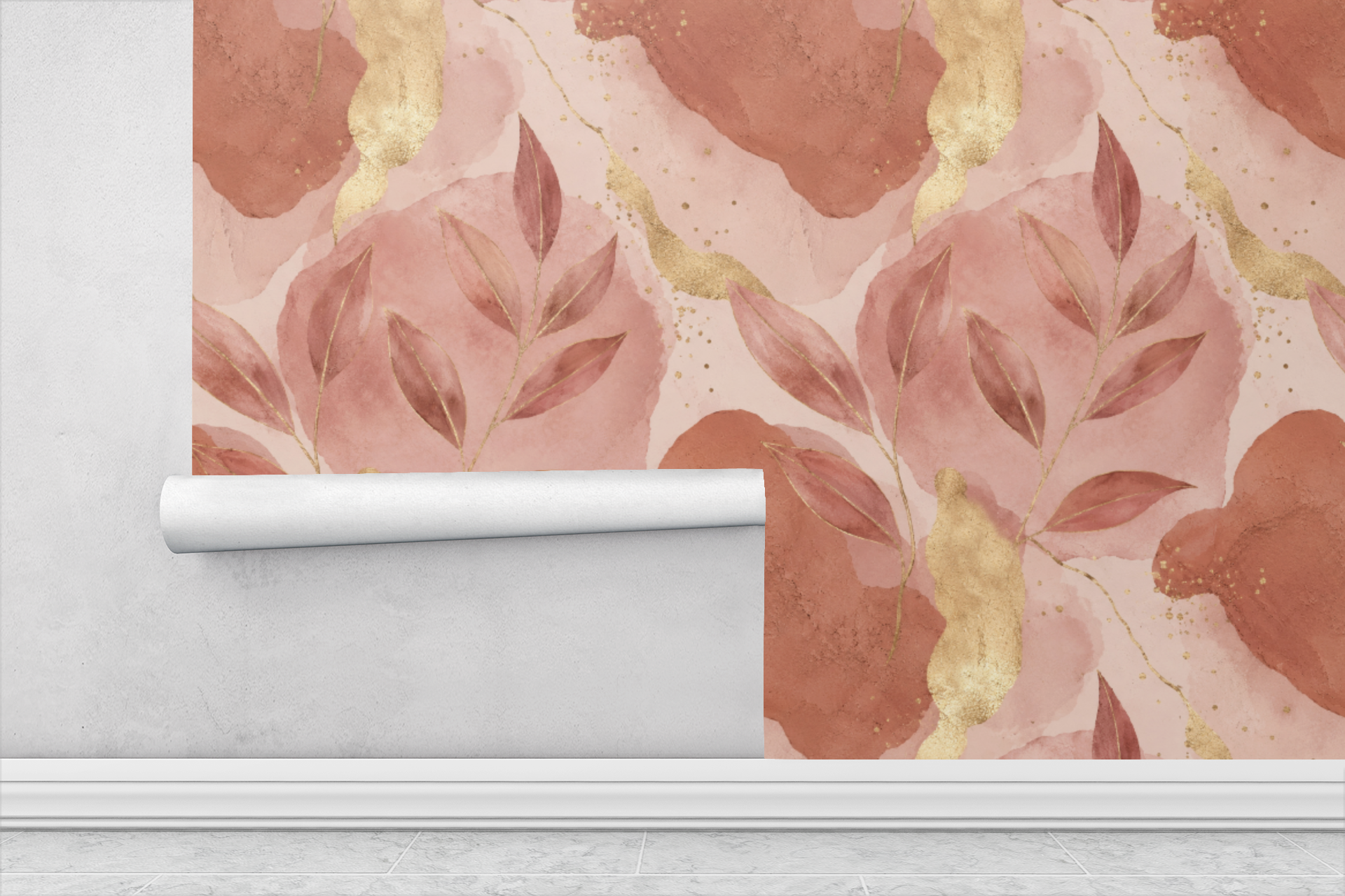 Dusty Rose Clay Wallpaper