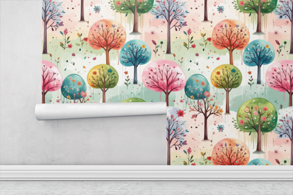 Magic Doodle Forest Wallpaper