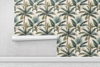 Palm House Neutral Wallpaper