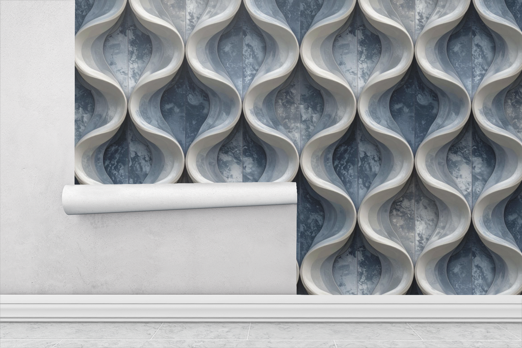 Velvet Curve Waves Wallpaper