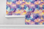 Crystal Cave Village Wallpaper