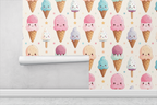 Ice Cream Pop Garden Wallpaper