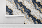 Marble Vein Pearl Wallpaper