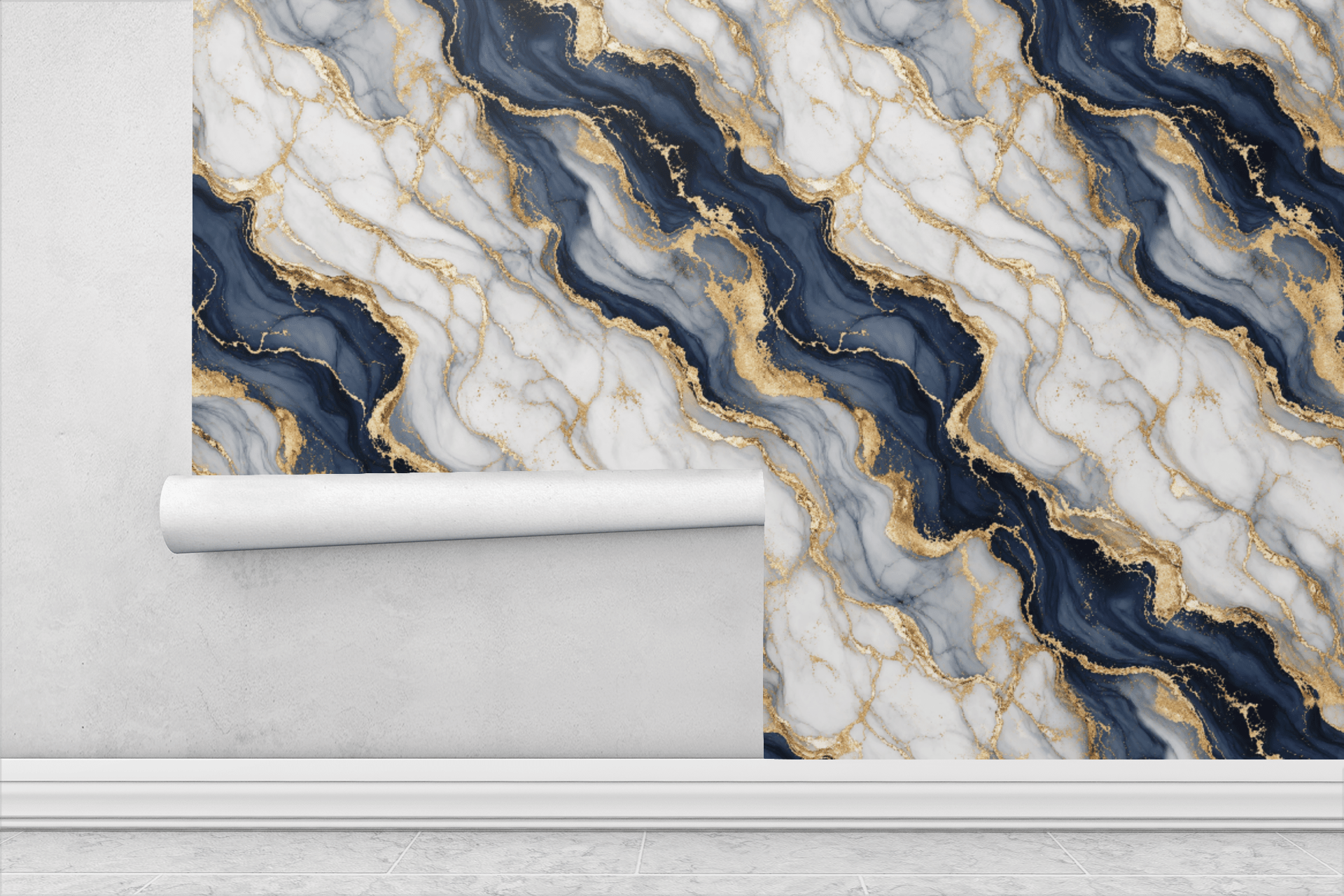 Marble Vein Pearl Wallpaper Peel and Stick Wallpaper | Accent Haus
