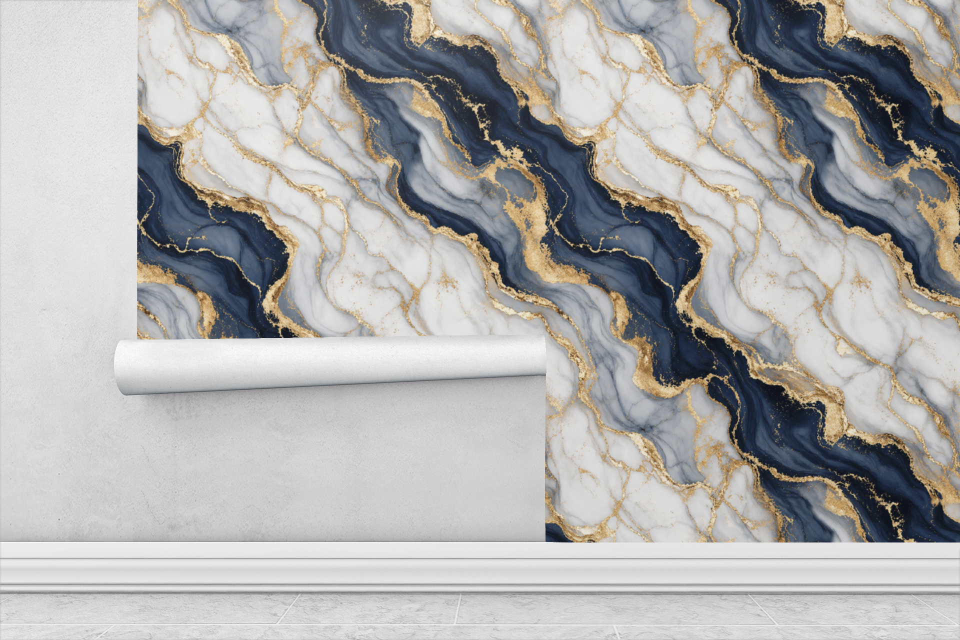 Marble Vein Pearl Wallpaper