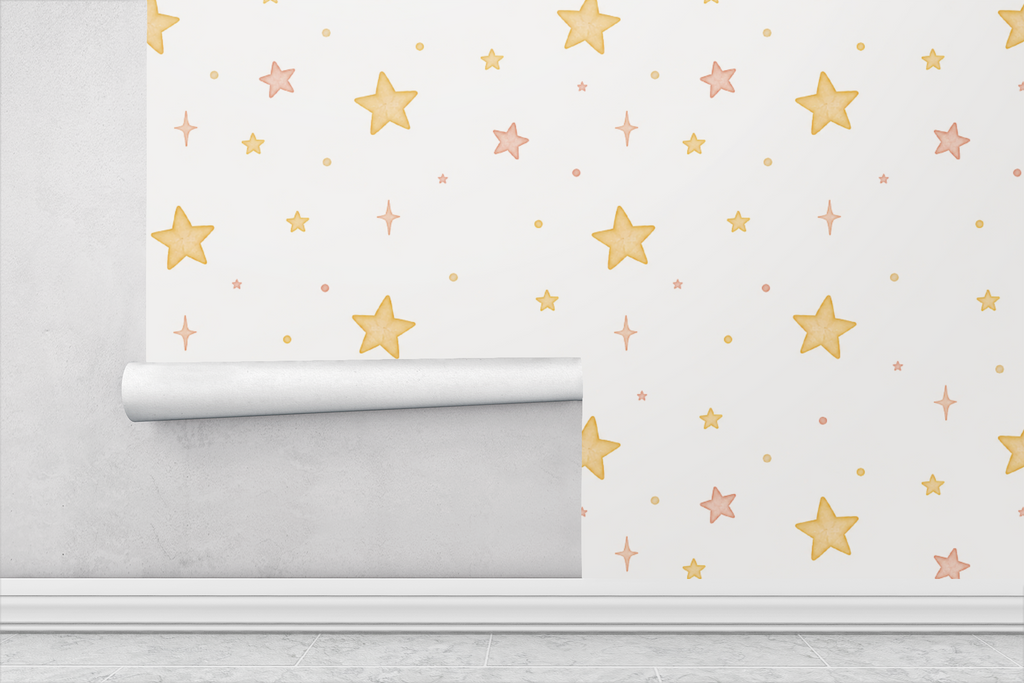 Minimal Star Scatter Wallpaper