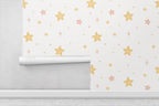 Minimal Star Scatter Wallpaper