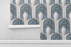 Chateau Plaster Cream Wallpaper